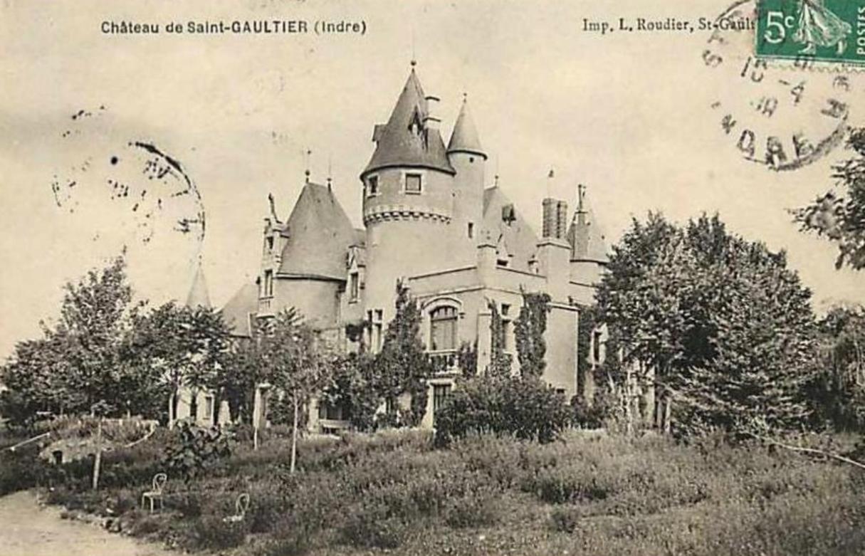 Chateau St.Gaultier Saint-Gaultier Bagian luar foto